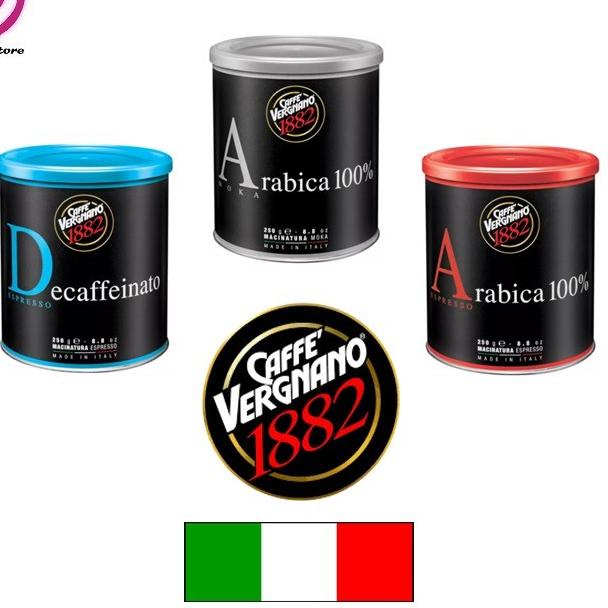 

CAFFE VERGNANO 1882 PREMIUM GROUND COFFEE 250G KOPI BUBUK MADE IN ITAL