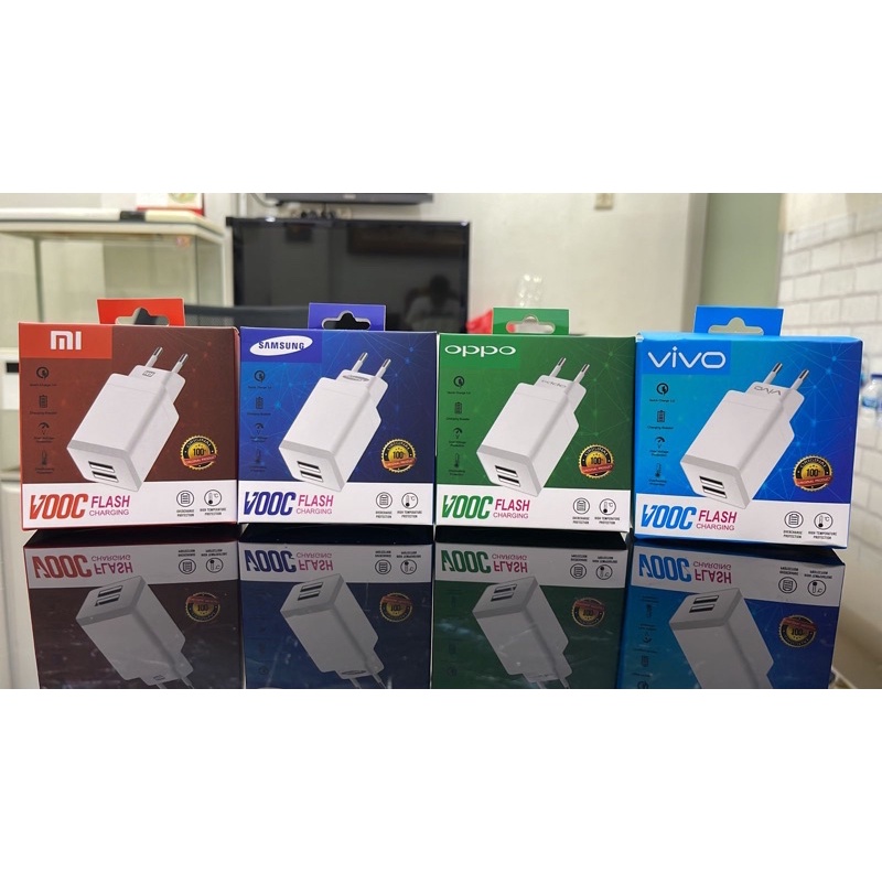 SEN - Travel Charger Branded 4A 2USB P-11 Vooc High Quality/Charger Brand 4a 2usb Supervooc New By Sen