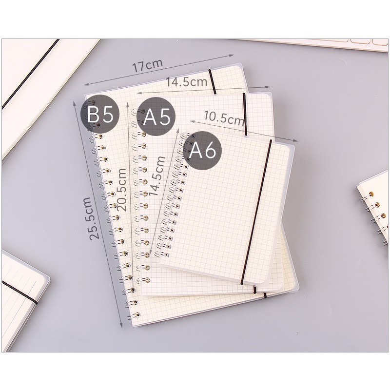 

Notebook Ring Spiral B5 - Transparant Cover