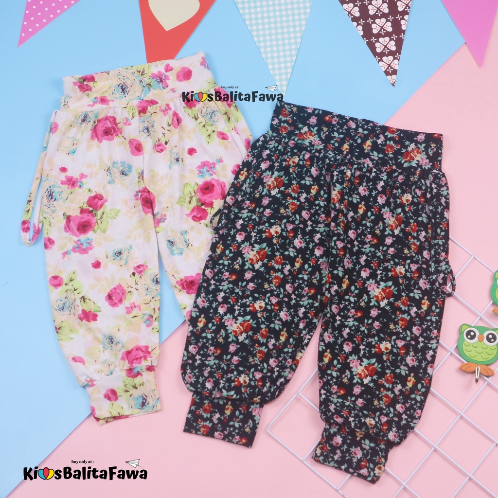 Aladin Carlissa Bayi Uk 6-12 Bulan / Pants Baby Harian Celana Anak Cewek Murah Panjang Adem Grosir