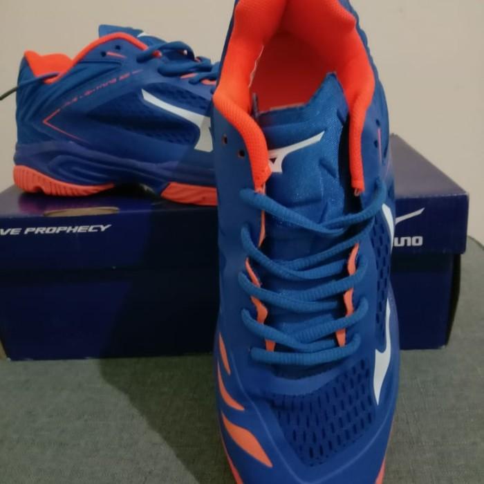 Rosana / Mizuno Wlz 5 Low Blue Biru Best Quality