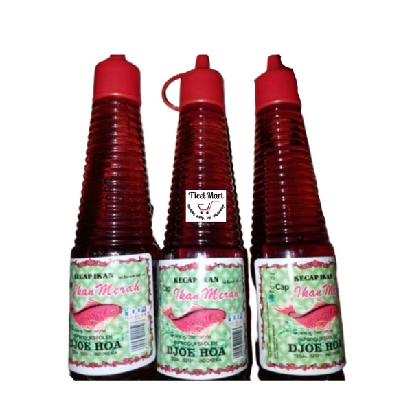 Kecap ikan Djoe Hoa 140 ml cap ikan merah djoehoa