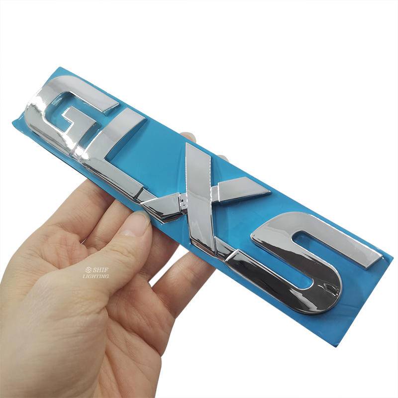 1 X ABS GLXS Letter Logo Auto Car Rear Emblem Badge Sticker Decal Replacement For Toyota HILUX GLXS