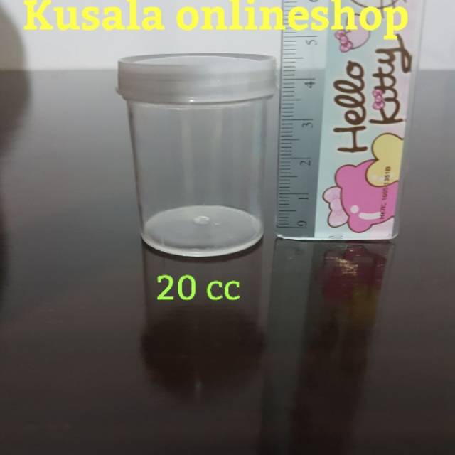 Pot salep 20 cc/pot urine 20cc