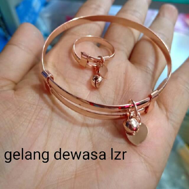 Gelang cincin suasa Karo (khas Karo set ,awet,tahan lama merek vier