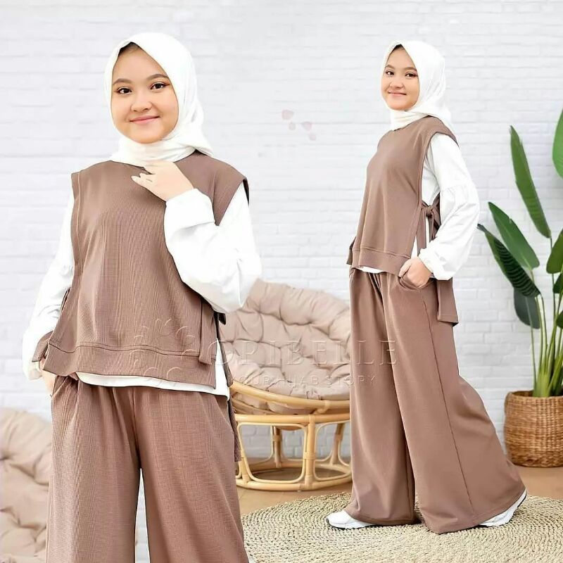 SETELAN ANAK PEREMPUAN TERBARU 2022 USIA 9-10-11-12 TAHUN/SHERINA SET/SETELAN ANAK REMAJA TANGGUNG/S