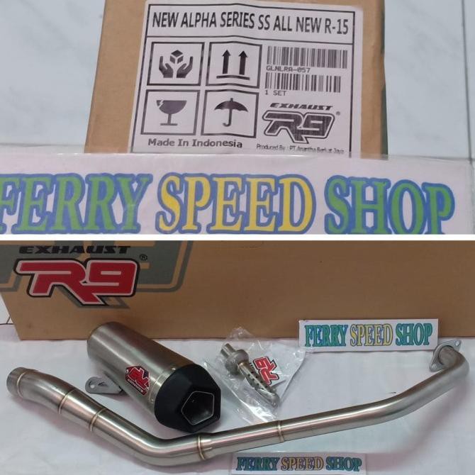 Terbaik Knalpot R9 Alpha R15 New V3 Knalpot Racing R9 Alpha R15 New V3 Terbaik
