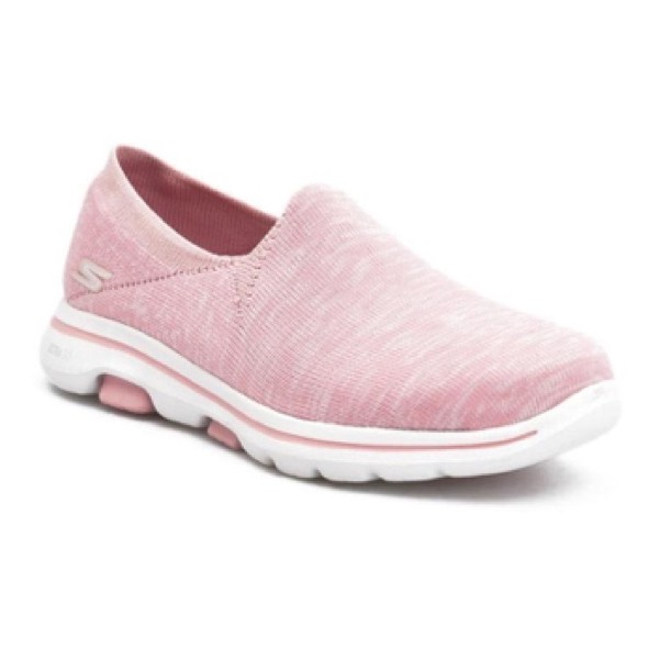 Sepatu Slip On Skechers Wanita Go Walk 5 Perfect 15942-LTPK ORIGINAL