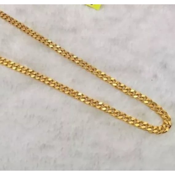 Kalung Rante Panjang 45cm Lapis Emas 24k Anti Karat Terlaris Banyak Diminati Pashion Aksesoris Perhiasan Terbaru 2022 Bisa COD