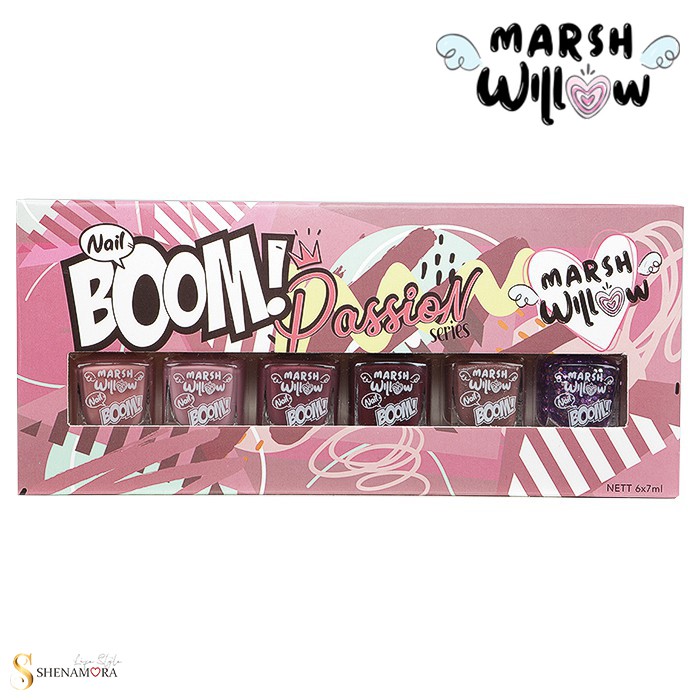 Marshwillow Nail Boom Polish Set Seriews 7mL | @ 6Pcs