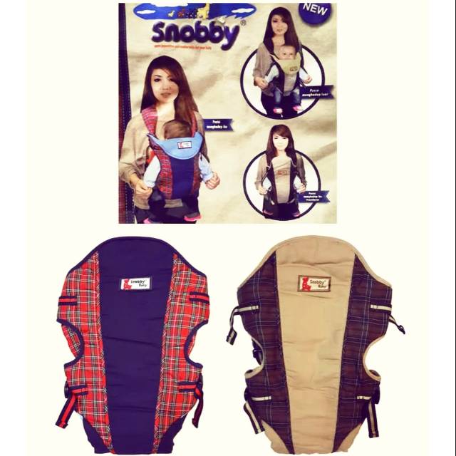 Gendongan Bayi / Gendongan Ransel SNOBBY TPG 4102 Preloved
