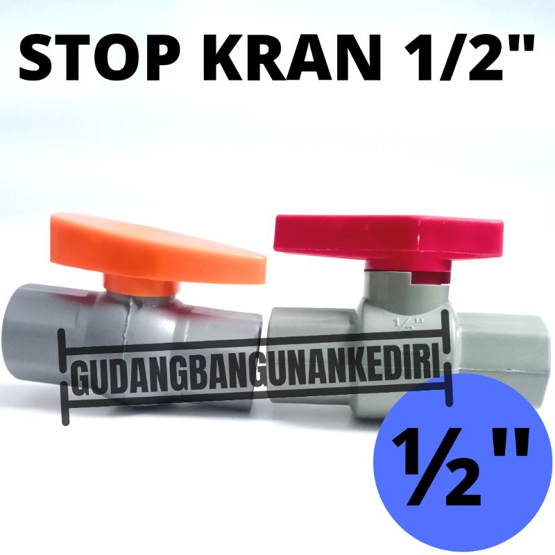 Stop Kran 1/2&quot; HSS VPR Ball Valve 1/2&quot; Setop kran 1/2&quot; Stop Kran PVC 1/2&quot; VPR