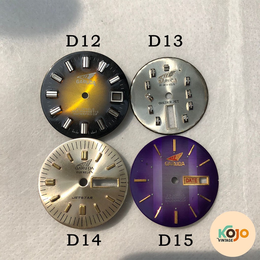 Dial Jam Tangan Pria Antik Jadul Vintage Langka Garuda