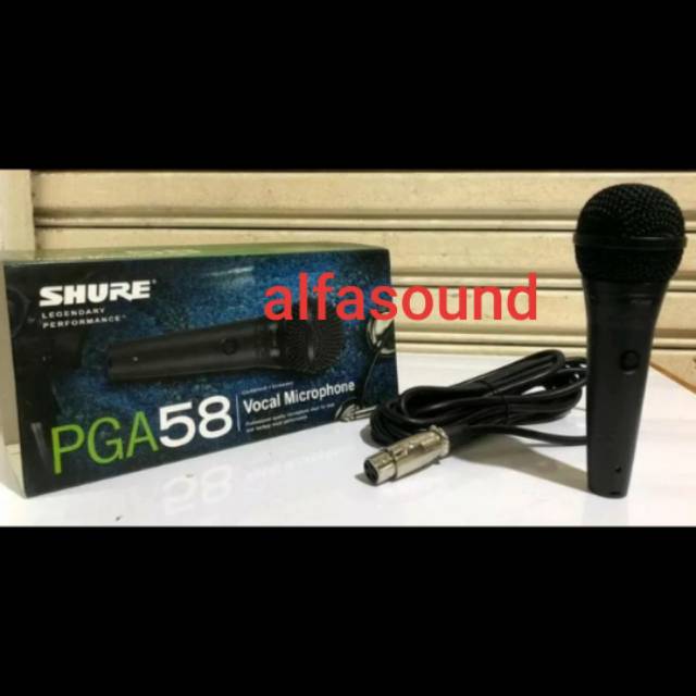 Mic Kabel Shure PGA 58 Microphone PGA58