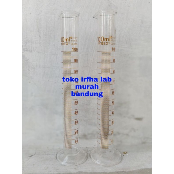gelas ukur 100ml pyrex