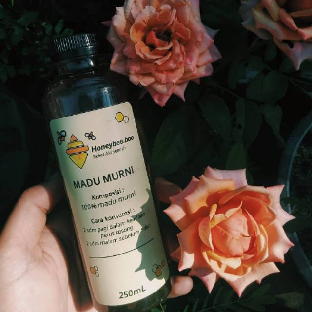 

Madu murni honeybee.boo 250ml