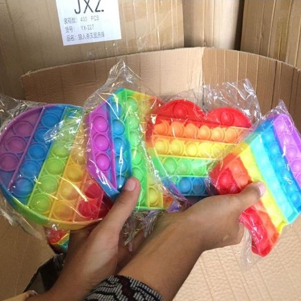 [BISA COD] MAINAN POP IT MURAH RAINBOW UNICORN MAINAN POP IT GELEMBUNG MAINAN ANAK POPIT Push Pop It-7