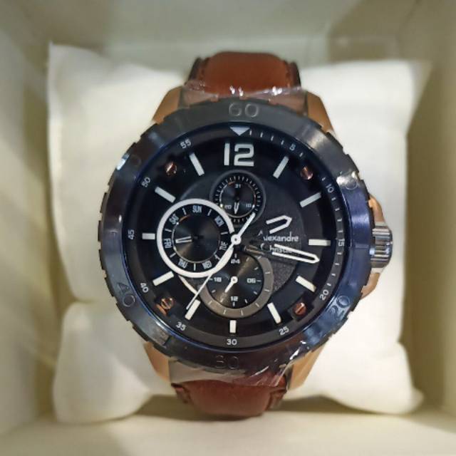 Best seller jam tangan pria alexandre christie 6510mf