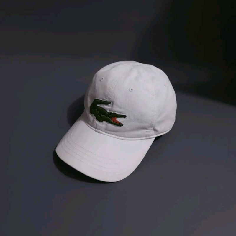 Cap / Topi Lacoste White Second Import