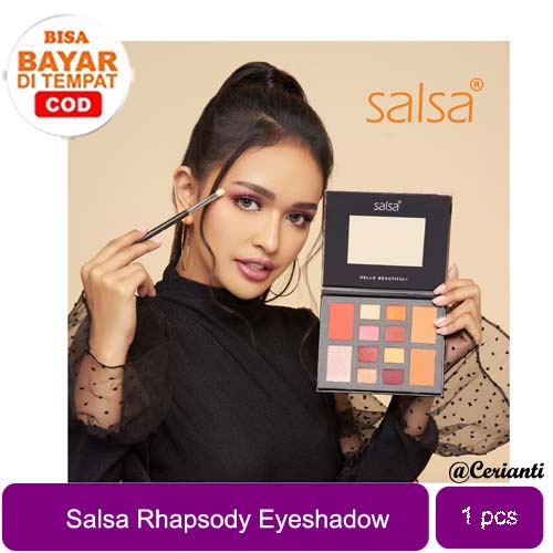 [BPOM] SALSA Rhapsody Face Palette Eyeshadow Contour Highlighter | Amber - Classic