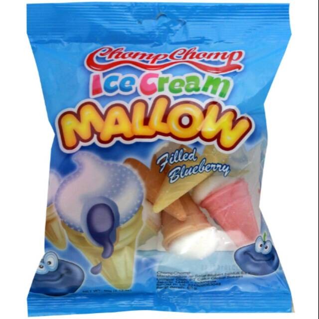 

Chompchomp Ice Cr Mallow Bluebry 60Gr