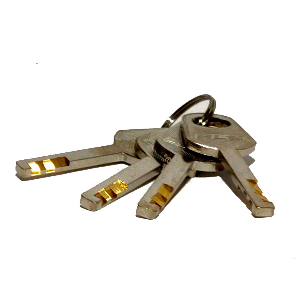 GEMBOK PUTIH 40 MM LEHER PENDEK BELLUCCI