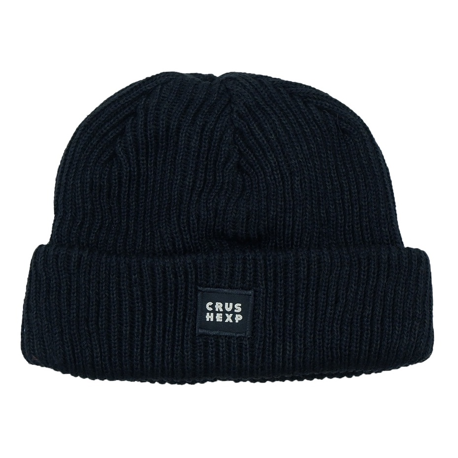 CRUSH EXP Topi Kupluk Beanie STC0136 - BLACK