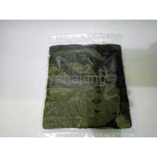 

nori,sushinori lembaran rumput laut repacking isi 10lembar