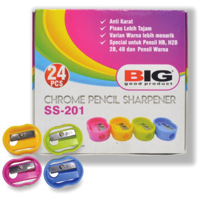 

Sharpener Serutan Rautan BIG SS-201 SS-202 ecer per 1 pcs