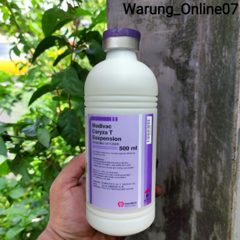 Vaksin Medivac Coryza T Suspension Netto 500ml Dosis 1000 Ekor Vaksin Ayam Untuk Mencegah Penyakit C