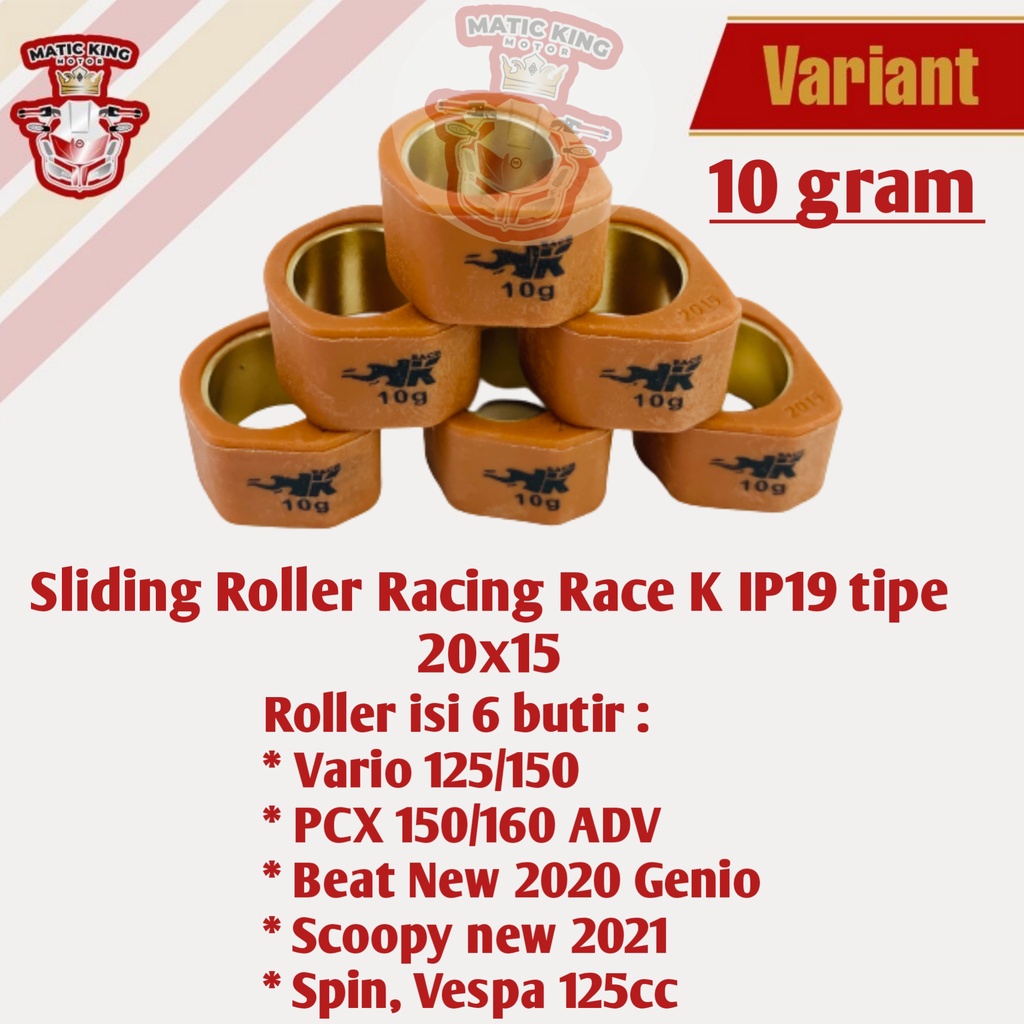 Sliding Roller Racing Vario 125 150 Fi ESP PCX ADV 150 160 Beat Genio 2020 Deluxe Scoopy 2021 Spin Vespa 125 Race K IP19 2015