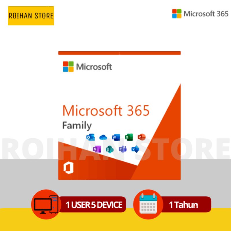 Jual Office 365 Family Home Shared ( 1 User) Indonesia|Shopee Indonesia