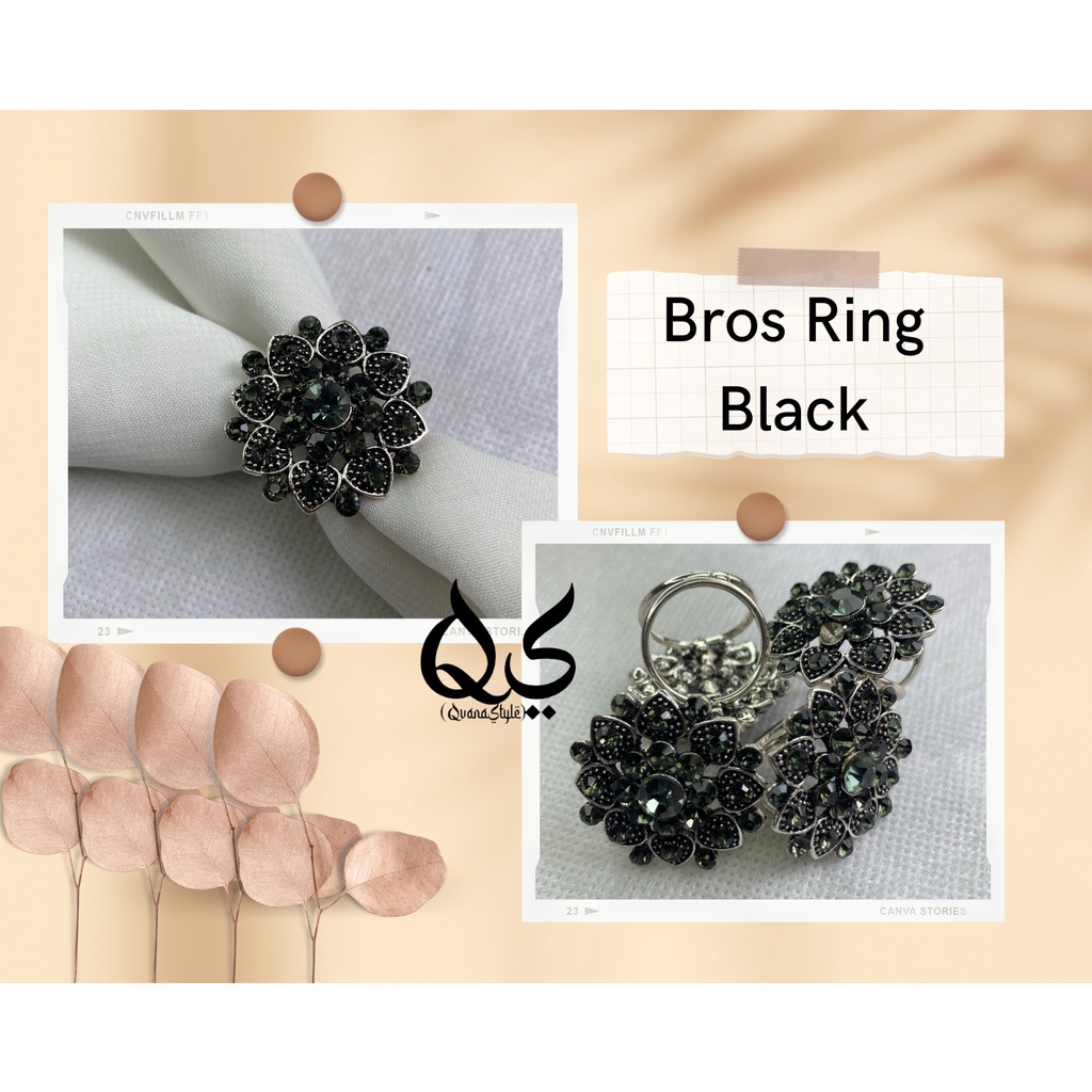 Bros Ring Hijab|Bros Aksesoris Cincin Hijab|Bros Cincin Syal|Aksesoris Bros Cincin Hijab Mewah