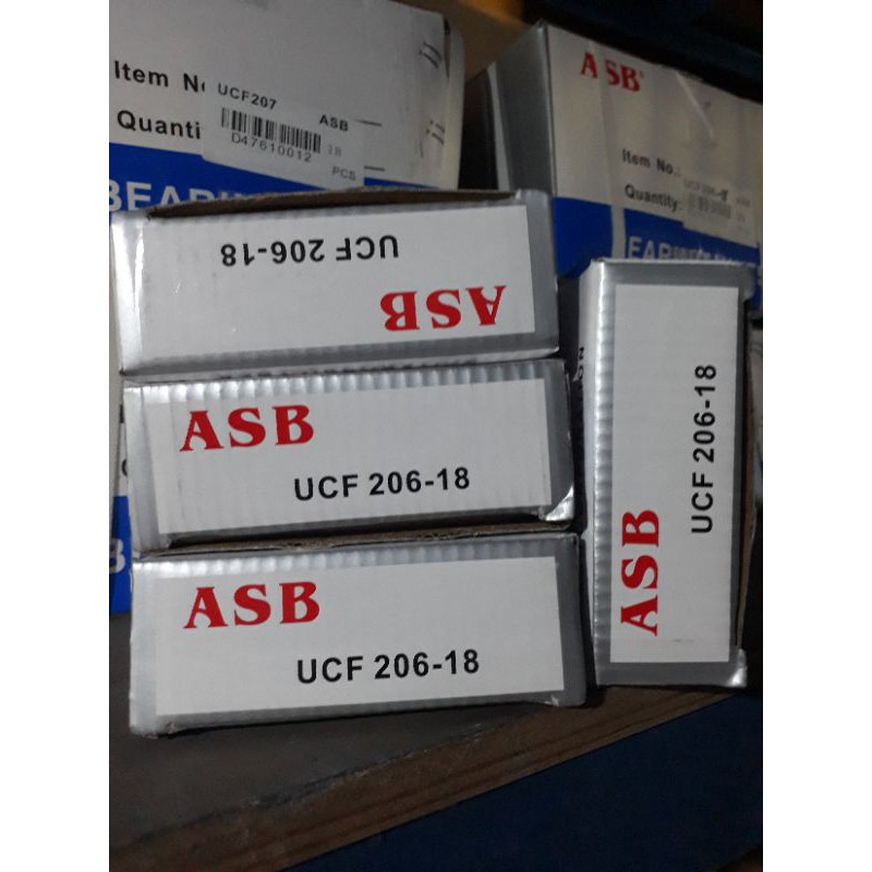 Laher pillow block UCF 206-18 merk ASB