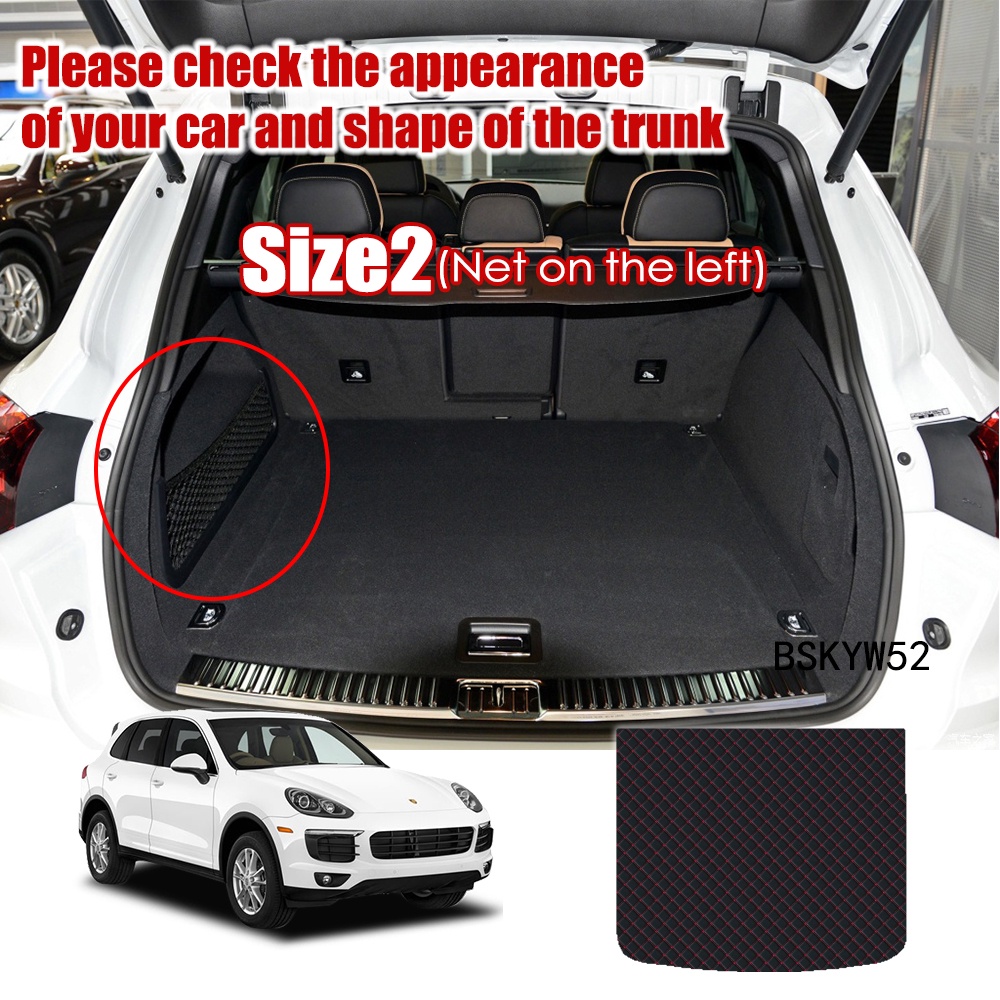 Matras Bagasi Mobil Bahan Kulit Untuk Porsche Cayenne 92A 2011 2012 2013 2014 2015-2017