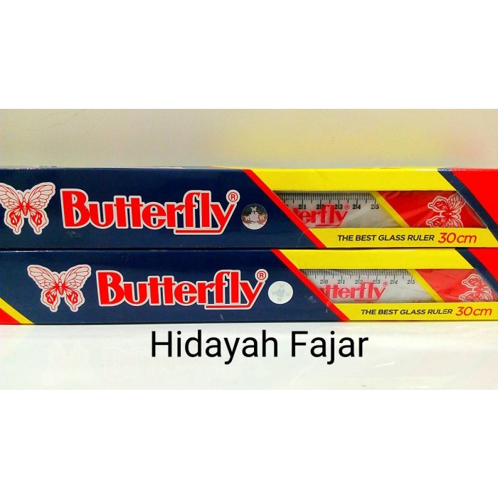 

Hemat Penggaris / Penggaris Butterfly 30 Cm Hemat