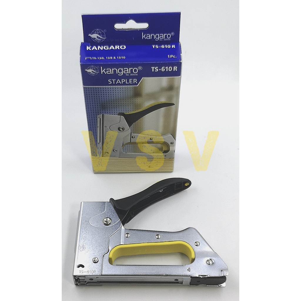 KANGARO STAPLER TS-610R STAPLES KANGARO GUN TACKER KANGARO / staples tembak TS 610 R kangaro