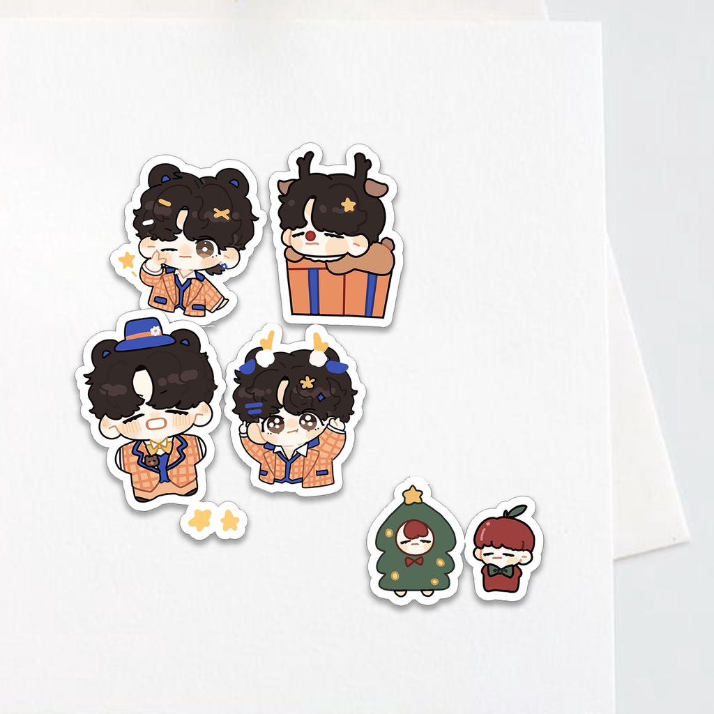 

Sticker BTS BT21 Aesthetic Sticker Waterproof (6pcs)