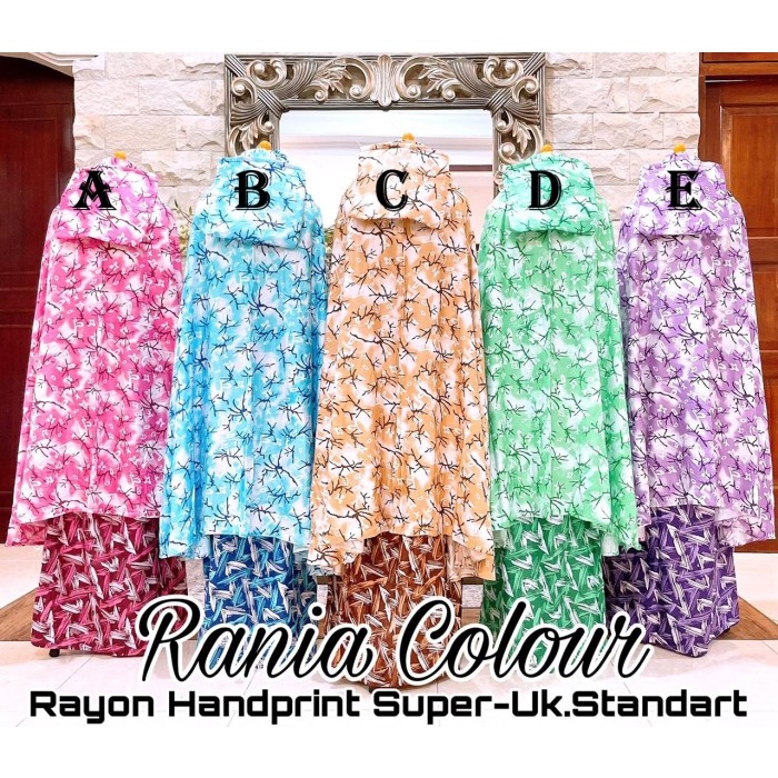 Jual Mukena Kain Katun Rayon Bali Murah Adem Jumbo Dewasa Motif Warna