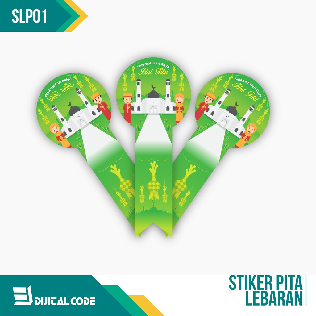 

SLP01 Stiker Label Parcel Toples Kue Lebaran Idul Fitri Bentuk Pita