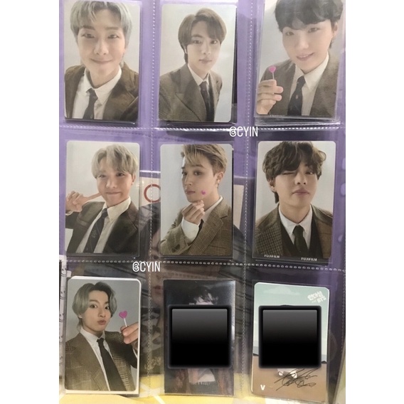 PHOTOCARD PC FESTA BTS D-DAY CALENDAR D-9 Namjoon Jin Yoongi Hobi Taehyung Jimin Jungkook