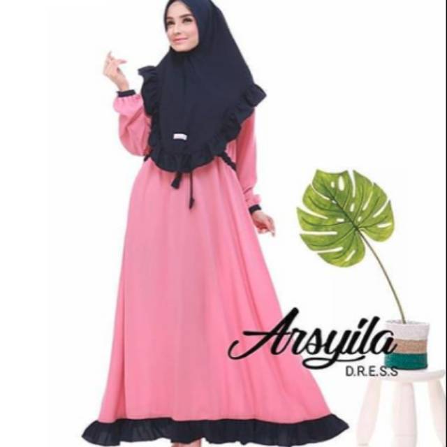 Gamis Arsyila syari.
