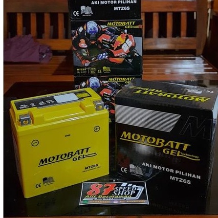Aki motobatt Mtz6s Bebek sport 6Ah original