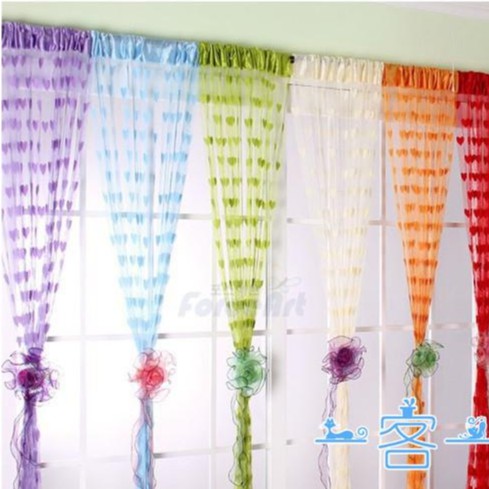 TIRAI BENANG MOTIF LOVE / TIRAI PINTU / GORDEN JENDELA