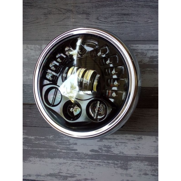 headlamp lampu depan daymaker 19 Led DOT SAE batok Mp Megapro New primus 2006 2007 2008 2009 2009