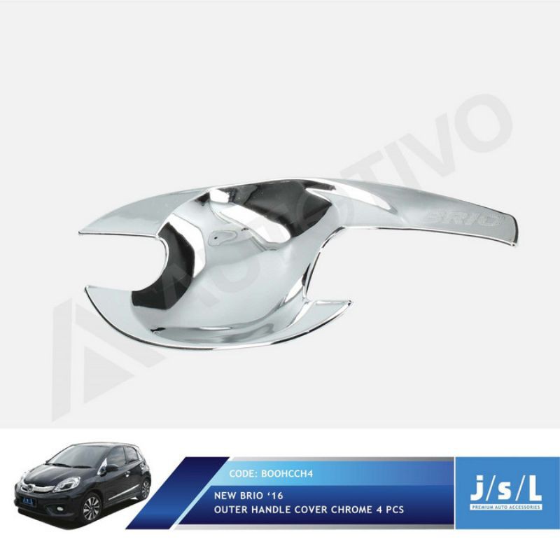 New Brio Outer Handle Cover Chrome/Aksesoris Eksterior Honda Brio