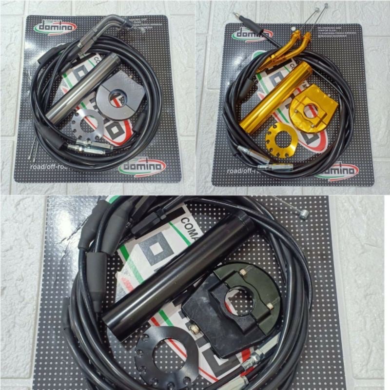 SLONGSONG GAS SPONTAN DOMINO FULL cnc SLIM GASPONTAN GAS KONTAN 2 KABEL MODEL KTC RACING UNIVERSAL SEMUA MOTOR