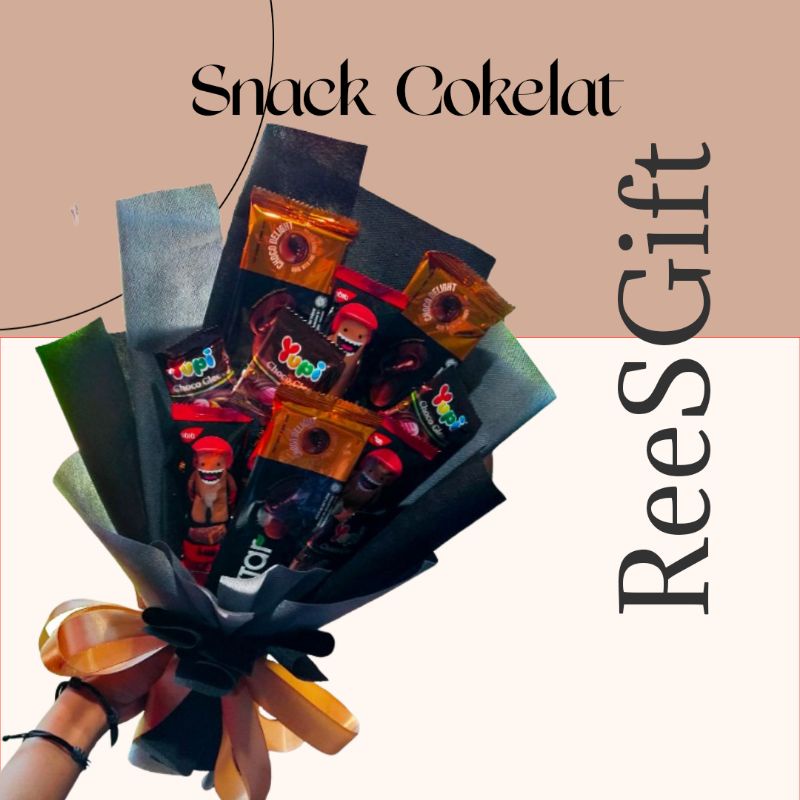 

Buket Snack Murah tema Cokelat, buket Snack murah hadiah ulang tahun, wisuda, kelulusan