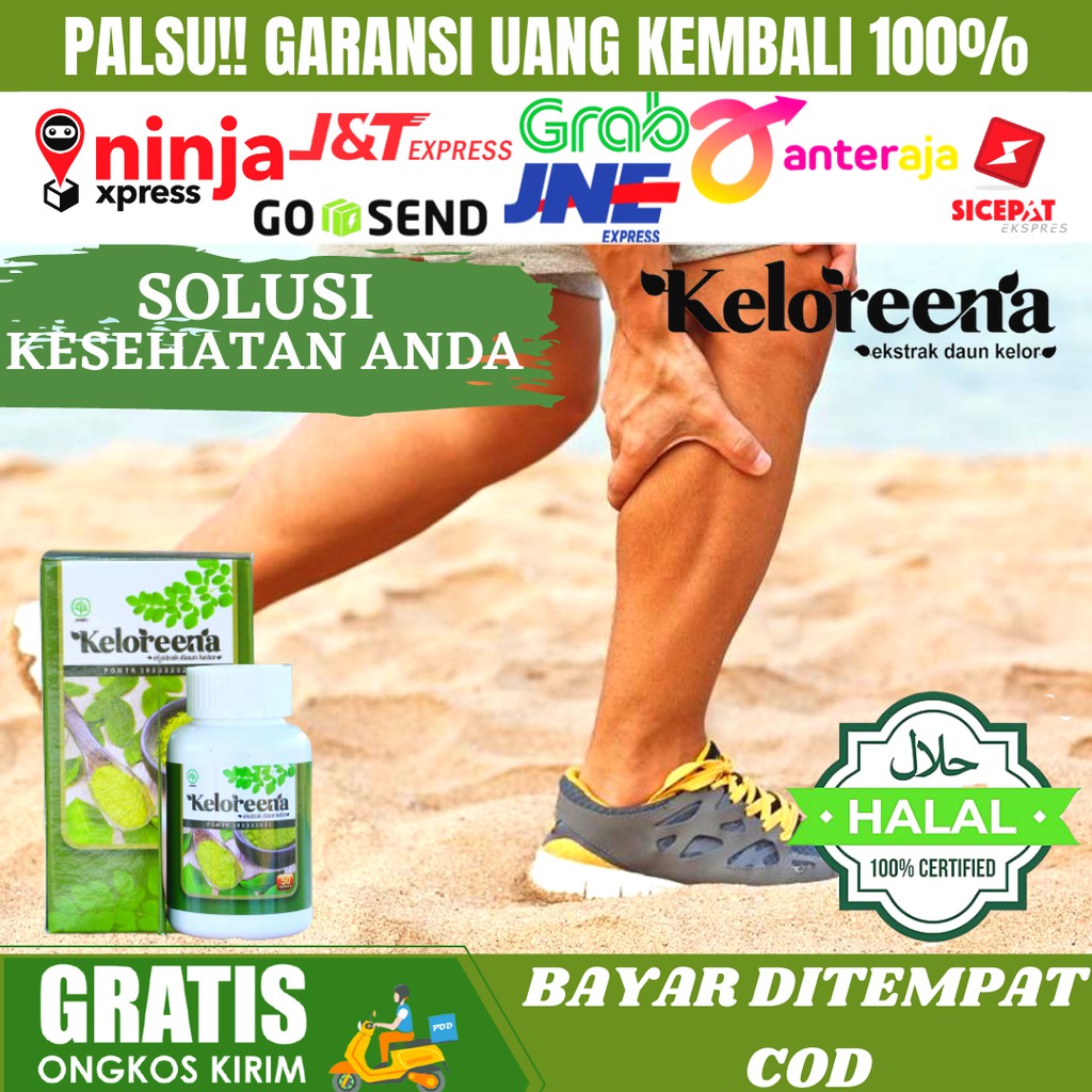 Obat Nyeri Otot Kaki Paha Tangan Kanan Bokong Betis Nyeri Sendi Lutut Otot Ketarik Keseleo Keloreena Shopee Indonesia