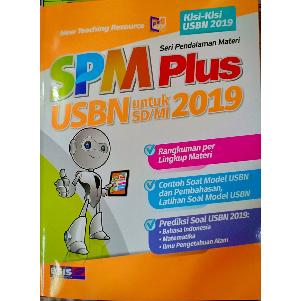 SPM PLUS USBN untuk SD MI 2019   Plus Kunci Jawaban   ESIS Limited